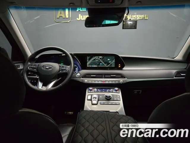 HYUNDAI PALISADE 2019 — 128 491 км, тёмно-зелёный, Корея — под ключ — фото 2