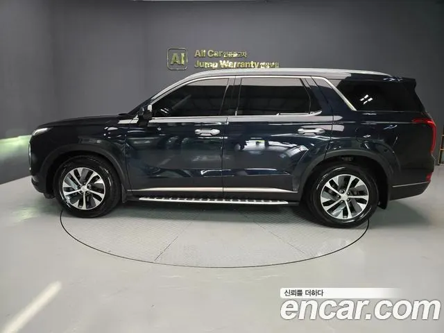 HYUNDAI PALISADE 2019 — 128 491 км, тёмно-зелёный, Корея — под ключ — фото 7