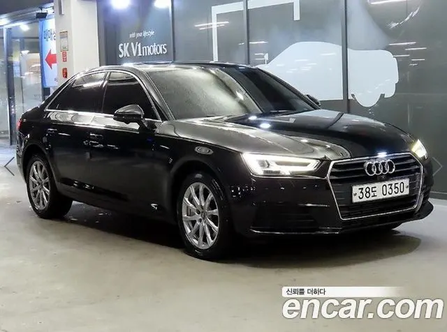 AUDI A4 2016 — 160 859 км, чёрный, Корея — под ключ — фото 2