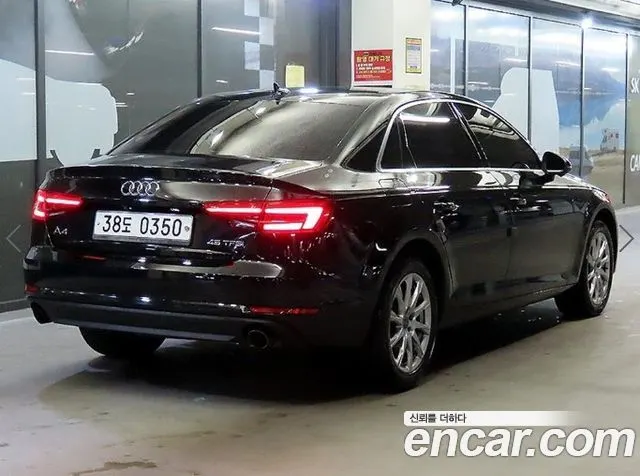 AUDI A4 2016 — 160 859 км, чёрный, Корея — под ключ — фото 5
