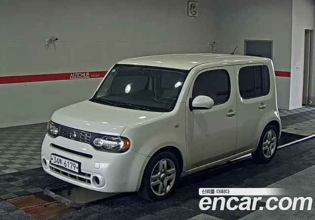 NISSAN CUBE 2014 — 113 338 км, белый-перламутр, Корея — под ключ — фото 12