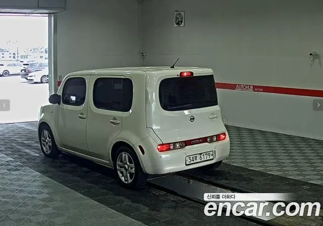 NISSAN CUBE 2014 — 113 338 км, белый-перламутр, Корея — под ключ — фото 4