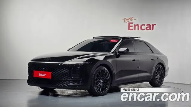 HYUNDAI GRANDEUR HYBRID 2023 — 52 790 км, чёрный, Корея — под ключ — фото 12
