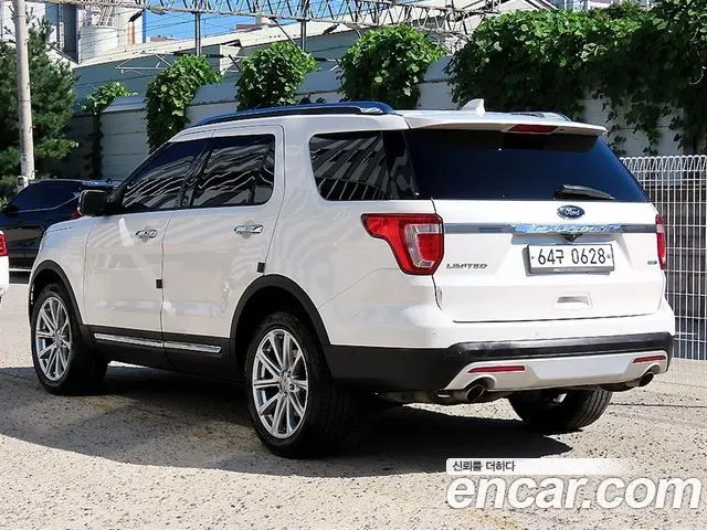 FORD EXPLORER 2016 — 148 888 км, белый, Корея — под ключ — фото 3