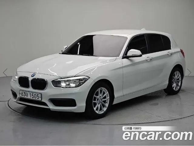 BMW 1 SERIES 2017 — 148 929 км, белый, Корея — под ключ — фото 1