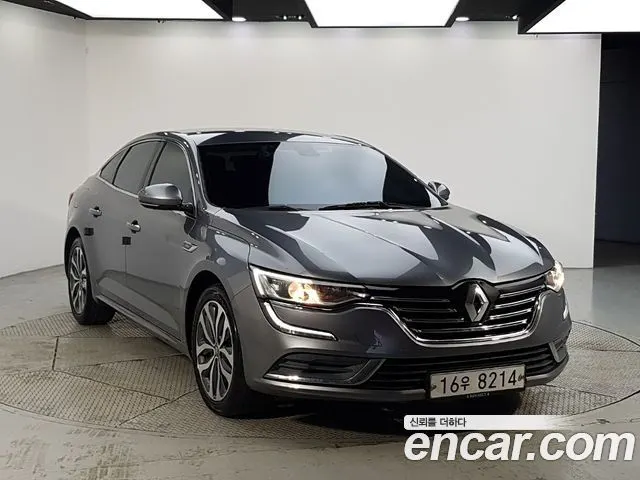 RENAULT KOREA SM6 2016 — 130 000 км, серый, Корея — под ключ — фото 2