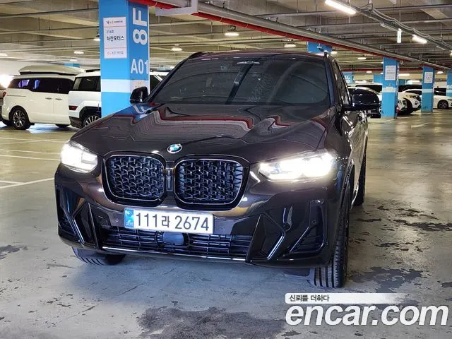 BMW X4 2025 — 8 462 км, чёрный, Корея — под ключ — фото 1
