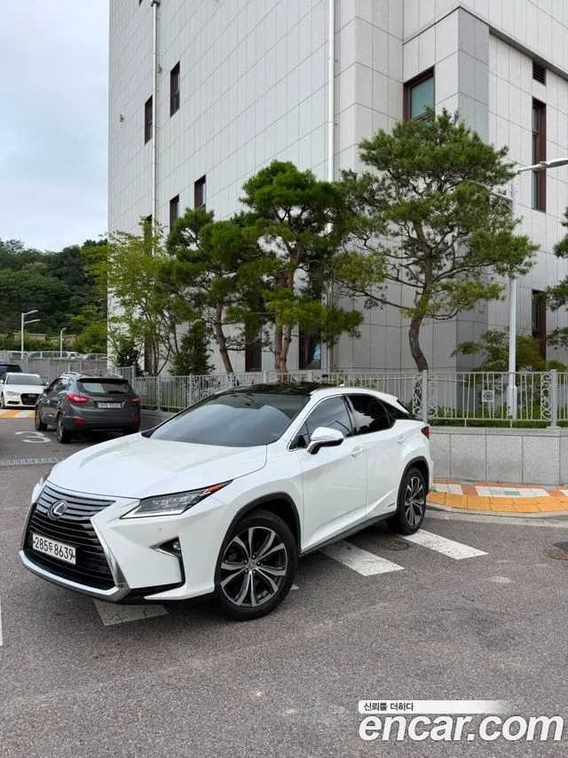 LEXUS RX450H 2017 — 140 000 км, белый, Корея — под ключ — фото 3