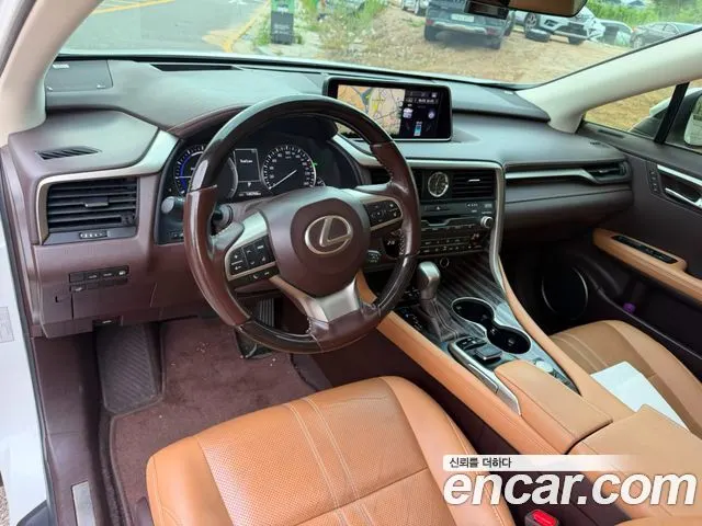 LEXUS RX450H 2017 — 140 000 км, белый, Корея — под ключ — фото 9