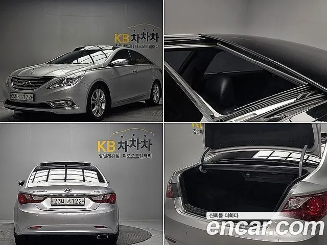 HYUNDAI SONATA 2010 — 131 478 км, серебристо-серый, Корея — под ключ — фото 9