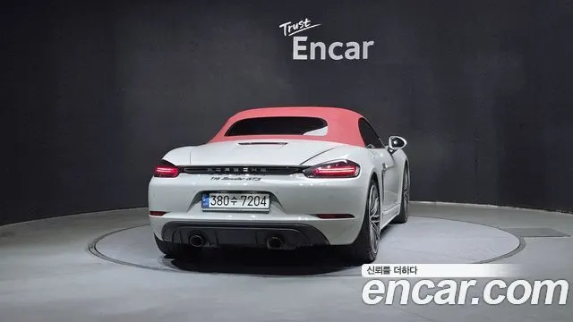 PORSCHE 718 BOXSTER 2021 — 59 120 км, серебристо-серый, Корея — под ключ — фото 4