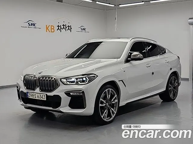BMW X6 2021 — 63 623 км, белый, Корея — под ключ — фото 12
