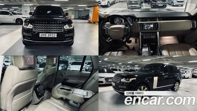 LAND ROVER RANGE ROVER 2016 — 82 731 км, чёрный, Корея — под ключ — фото 11