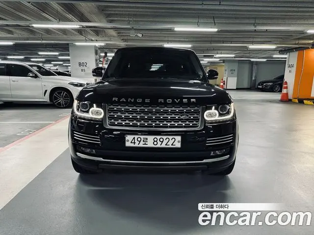 LAND ROVER RANGE ROVER 2016 — 82 731 км, чёрный, Корея — под ключ — фото 4