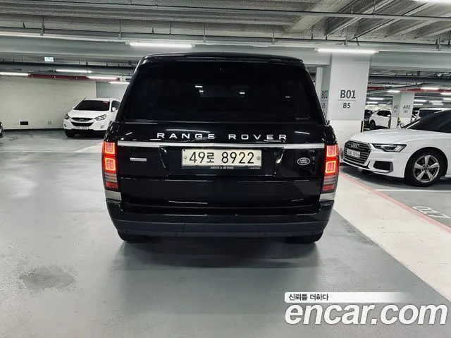 LAND ROVER RANGE ROVER 2016 — 82 731 км, чёрный, Корея — под ключ — фото 5