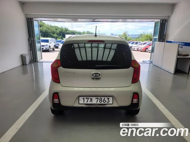 KIA MORNING 2016 — 40 000 км, белый-перламутр, Корея — под ключ — фото 4