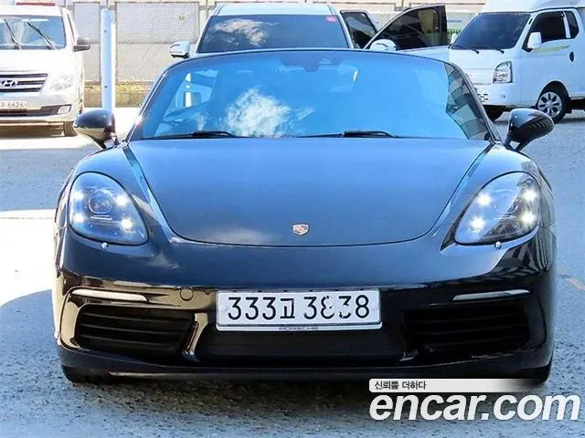 PORSCHE 718 BOXSTER 2018 — 105 561 км, чёрный, Корея — под ключ — фото 5