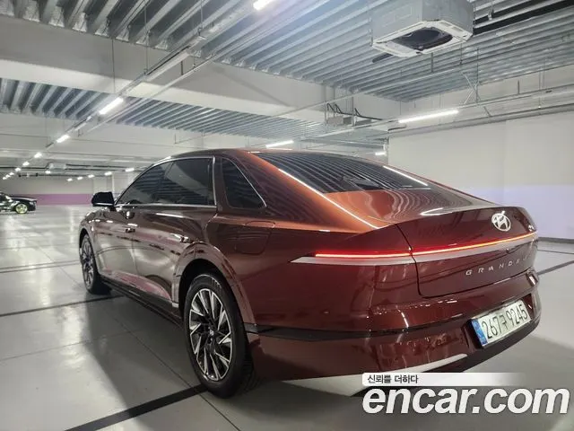 HYUNDAI GRANDEUR 2027 — 1 405 км, оранжевый, Корея — под ключ — фото 4