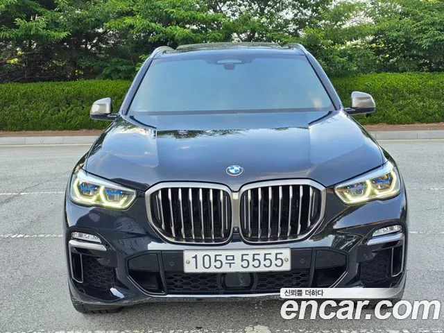 BMW X5 2019 — 94 700 км, синий, Корея — под ключ — фото 1
