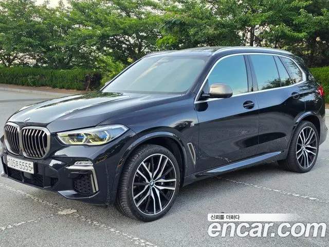 BMW X5 2019 — 94 700 км, синий, Корея — под ключ — фото 2