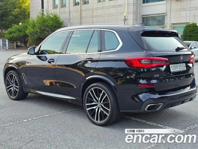 BMW X5 2019 — 94 700 км, синий, Корея — под ключ — фото 4
