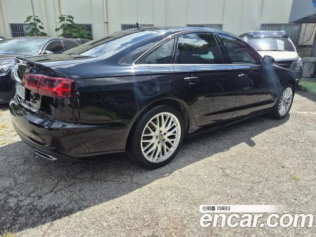 AUDI A6 2016 — 190 000 км, чёрный, Корея — под ключ — фото 2