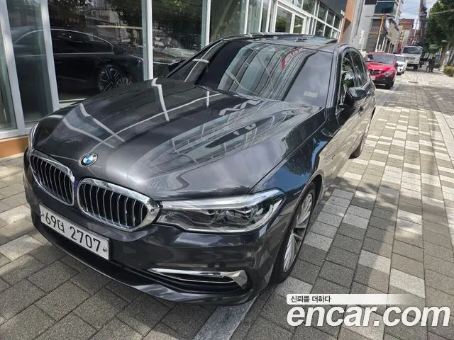 BMW 5 SERIES 2018 — 177 000 км, серый, Корея — под ключ — фото 12