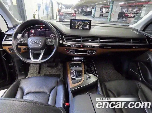AUDI Q7 2016 — 115 522 км, чёрный, Корея — под ключ — фото 10