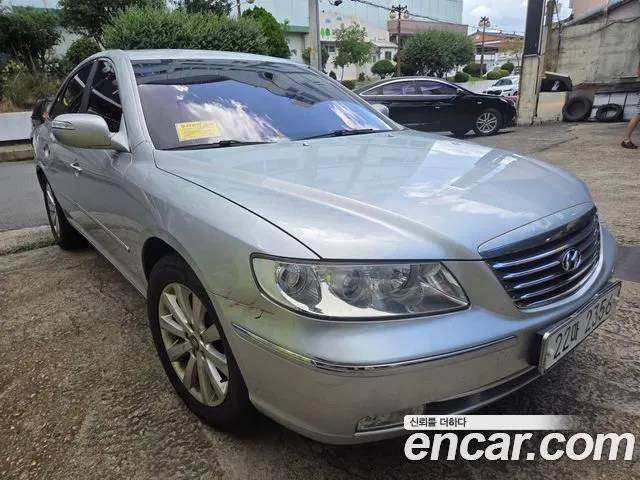 HYUNDAI GRANDEUR NEW LUXURY 2009 — 176 500 км, серебристый, Корея — под ключ — фото 2
