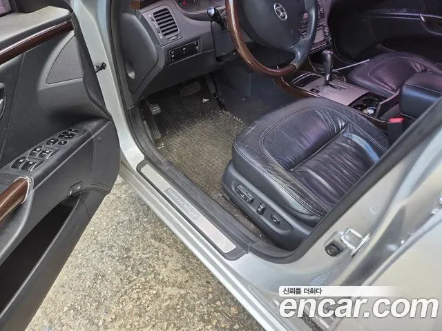 HYUNDAI GRANDEUR NEW LUXURY 2009 — 176 500 км, серебристый, Корея — под ключ — фото 7