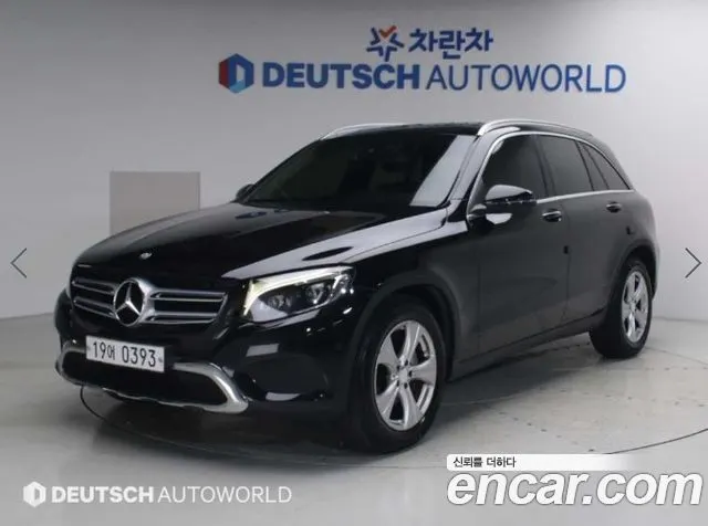 MERCEDES-BENZ GLC-CLASS X253 2016 — 166 462 км, чёрный, Корея — под ключ — фото 1