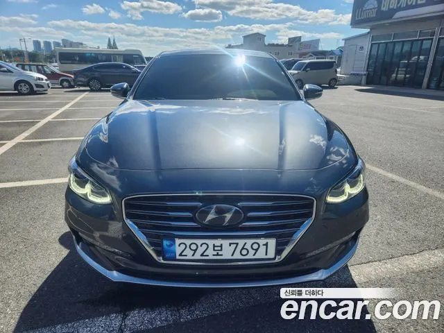 HYUNDAI GRANDEUR HYBRID 2019 — 137 231 км, серый, Корея — под ключ — фото 1