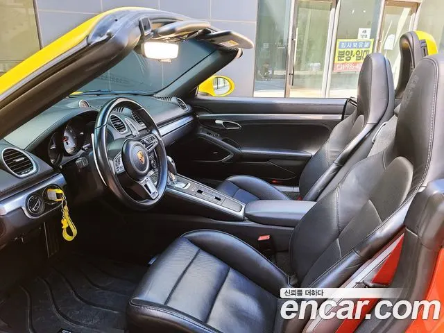 PORSCHE 718 BOXSTER 2017 — 134 416 км, оранжевый, Корея — под ключ — фото 4
