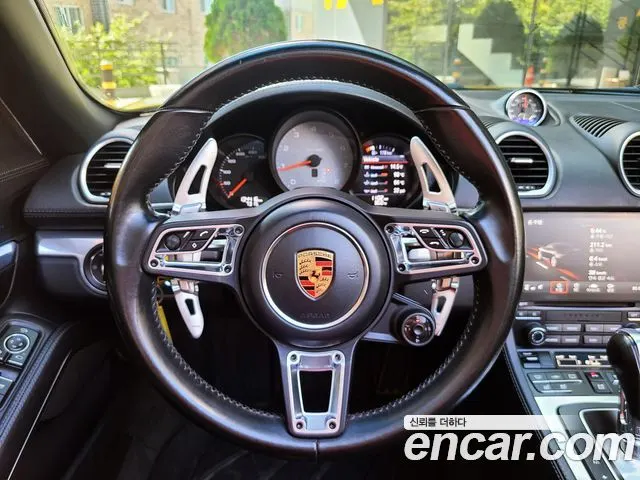 PORSCHE 718 BOXSTER 2017 — 134 416 км, оранжевый, Корея — под ключ — фото 7