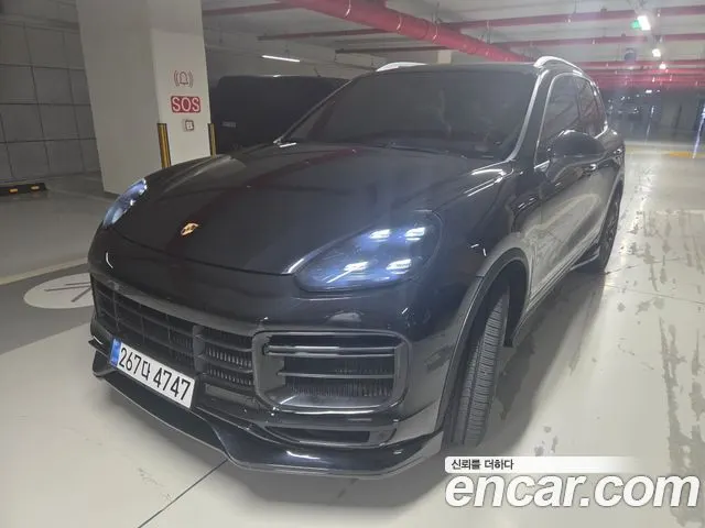 PORSCHE CAYENNE 2015 — 117 570 км, чёрный, Корея — под ключ — фото 2