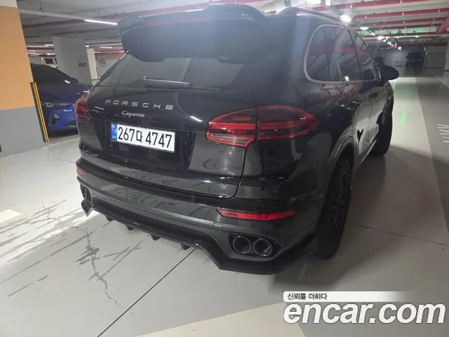 PORSCHE CAYENNE 2015 — 117 570 км, чёрный, Корея — под ключ — фото 7