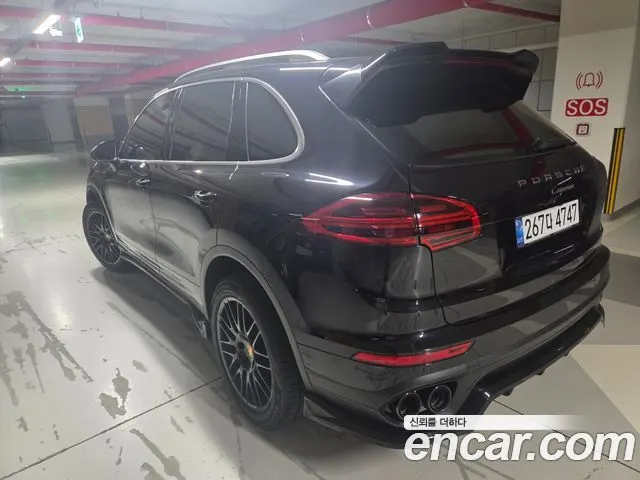 PORSCHE CAYENNE 2015 — 117 570 км, чёрный, Корея — под ключ — фото 8