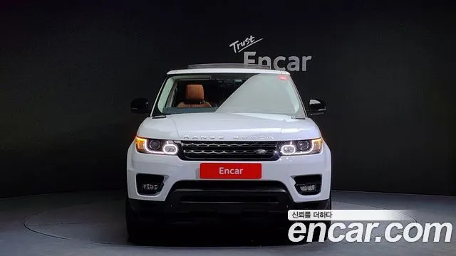 LAND ROVER RANGE ROVER SPORT 2015 — 83 175 км, белый, Корея — под ключ — фото 3