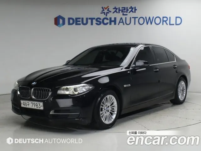 BMW 5 SERIES 2014 — 291 000 км, чёрный, Корея — под ключ — фото 11