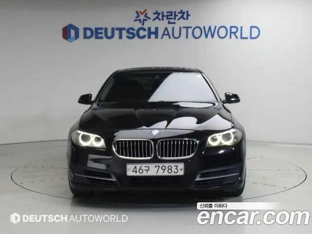 BMW 5 SERIES 2014 — 291 000 км, чёрный, Корея — под ключ — фото 3