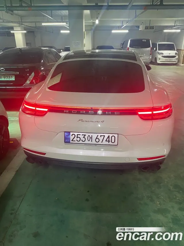 PORSCHE PANAMERA 2018 — 66 000 км, белый, Корея — под ключ — фото 4