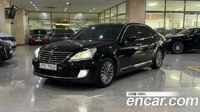 HYUNDAI EQUUS 2014 — 161 632 км, чёрный, Корея — под ключ — фото 1