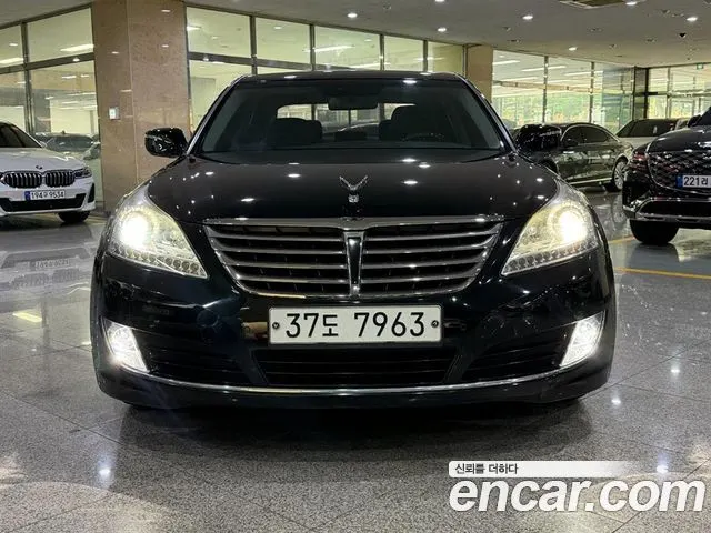 HYUNDAI EQUUS 2014 — 161 632 км, чёрный, Корея — под ключ — фото 2