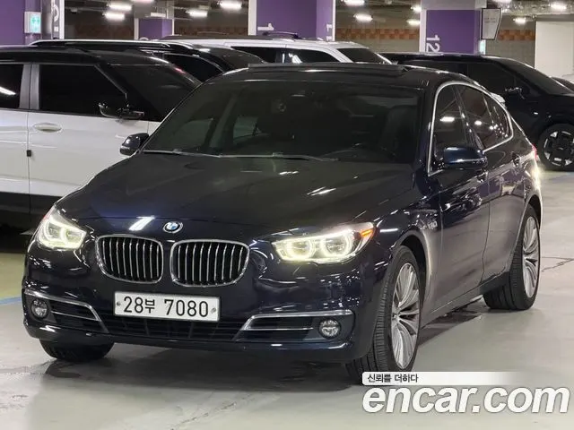 BMW 5 SERIES GT 2015 — 207 422 км, синий, Корея — под ключ — фото 11