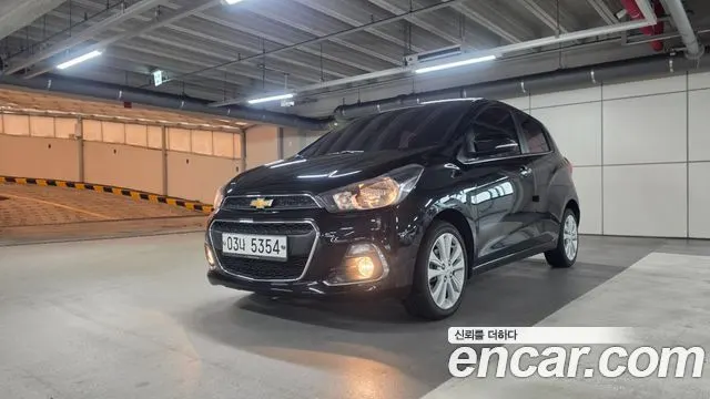 CHEVROLET SPARK 2018 — 117 507 км, чёрный, Корея — под ключ — фото 1