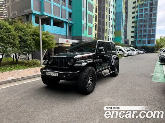 JEEP WRANGLER 2019 — 128 500 км, чёрный, Корея — под ключ — фото 9