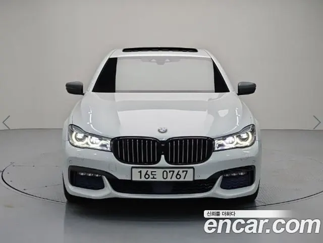 BMW 7 SERIES 2016 — 141 001 км, белый, Корея — под ключ — фото 3