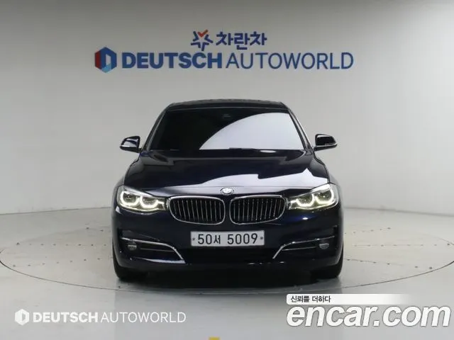 BMW 3 SERIES GT 2018 — 80 870 км, синий, Корея — под ключ — фото 3
