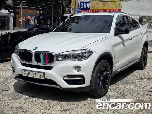 BMW X6 2015 — 209 466 км, белый, Корея — под ключ — фото 1