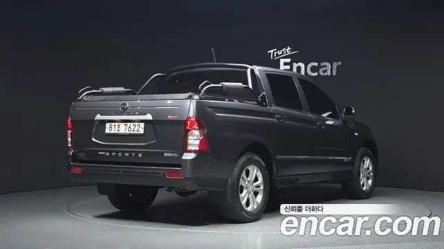 KGM KORANDO SPORTS 2017 — 129 311 км, серый, Корея — под ключ — фото 2